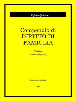 cover image of Compendio di Diritto di Famiglia